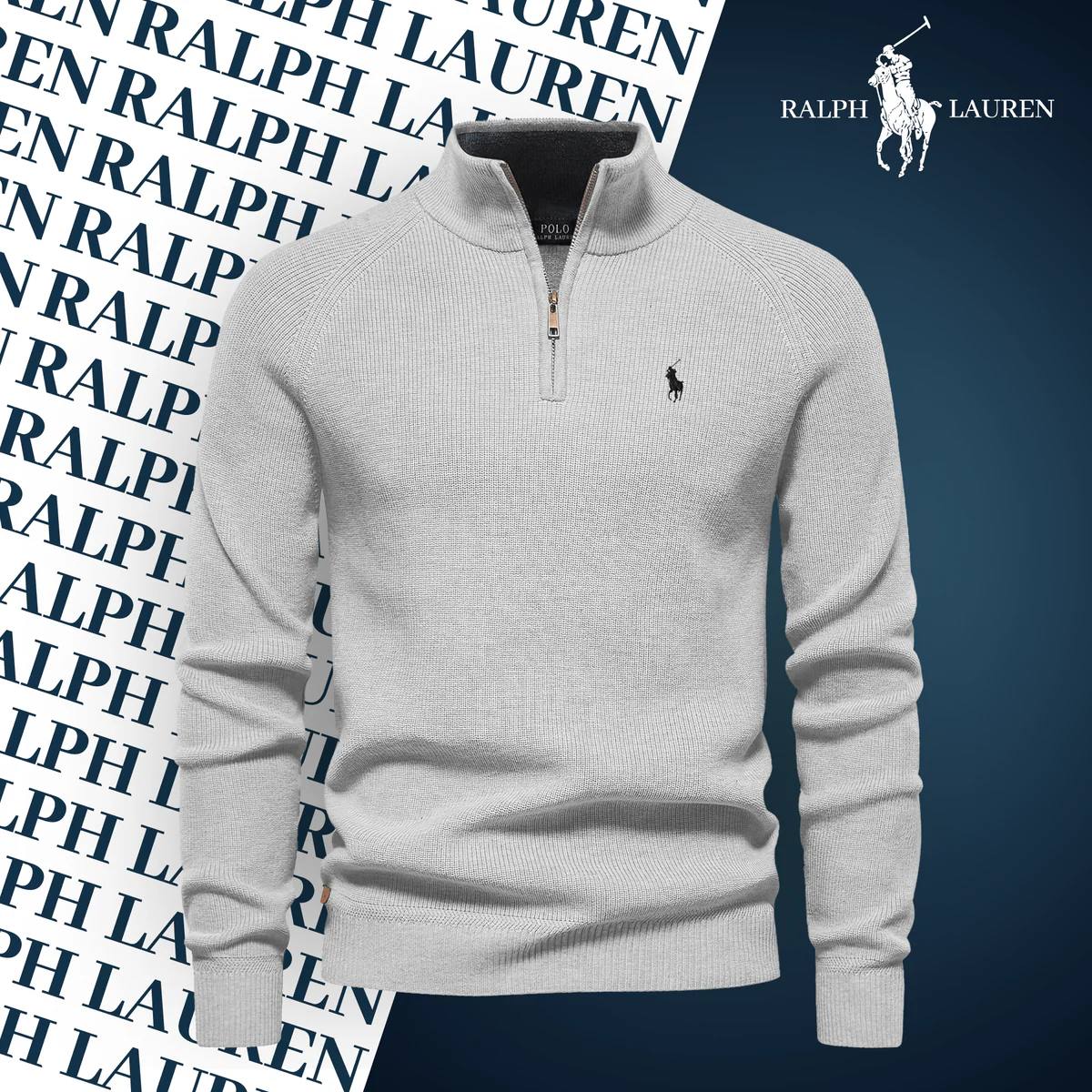 Pull Col Zippé