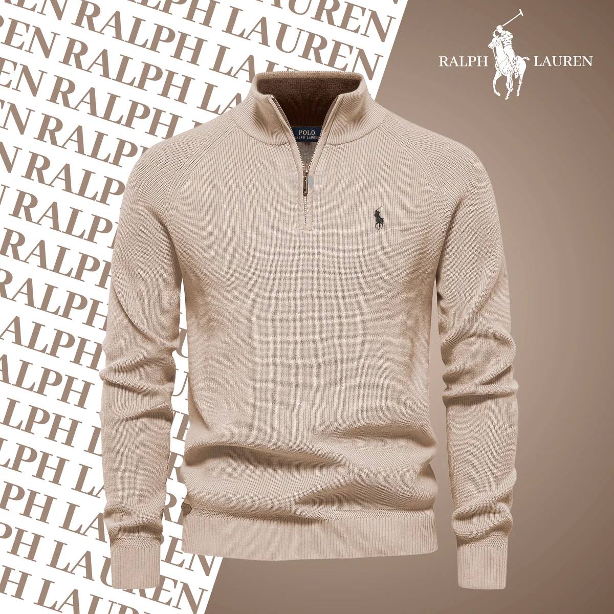 Pull Col Zippé