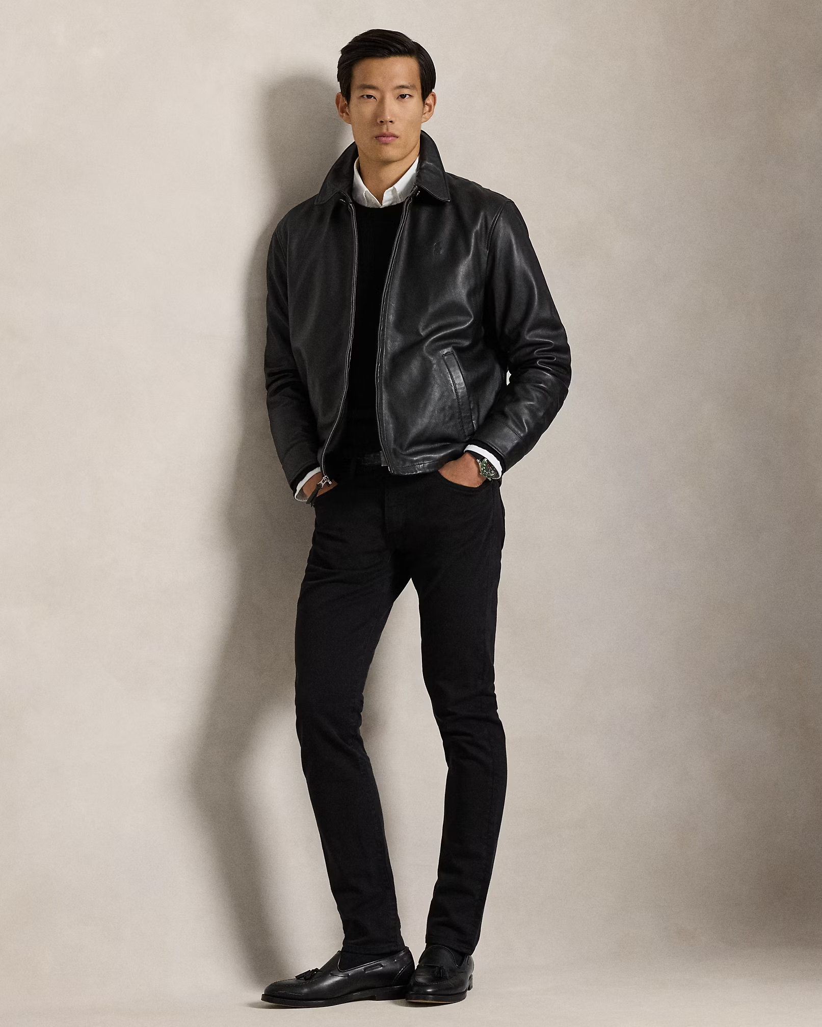 VESTE EN CUIR