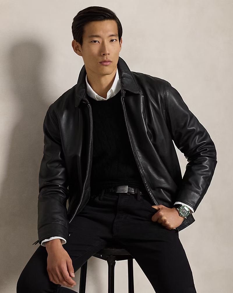 VESTE EN CUIR